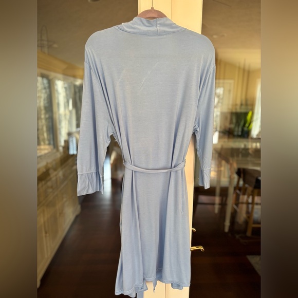 Soft Blue Women's Robe - Picture 4 of 7